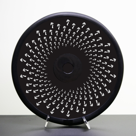 Mushroom Spiral - 6” Effects Wheel Magnetic