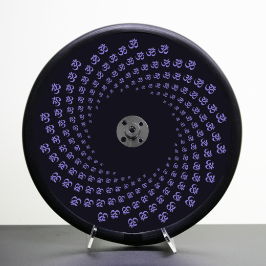 Purple Ohm Spiral - 6” Effects Wheel Screw Fit